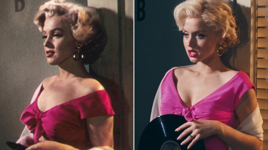 Ana de Armas bị chỉ trích vì không giống Marilyn Monroe trong phim tiểu sử mới